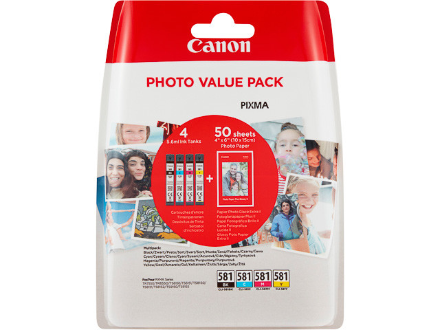 CANON INK CLI-581 BK-C-M-Y PHOTO