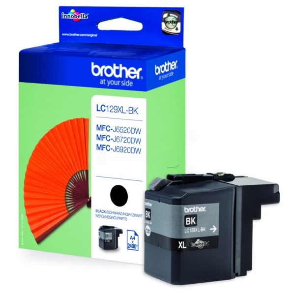 Inkcartridge Brother LC-129XLBK zwart HC
