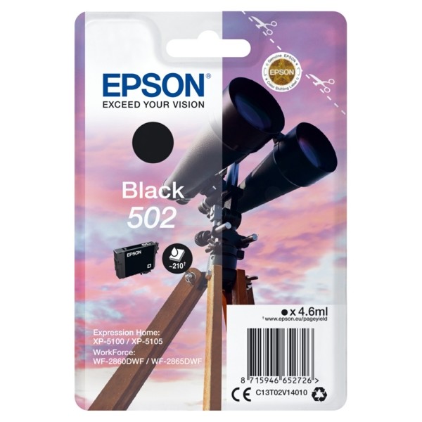 C13T02V14010 EPSON XP5100 TINTE BLACK ST