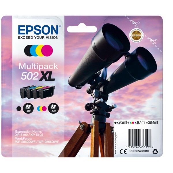 C13T02W64010 EPSON XP5100 TINTE (4) CMYK