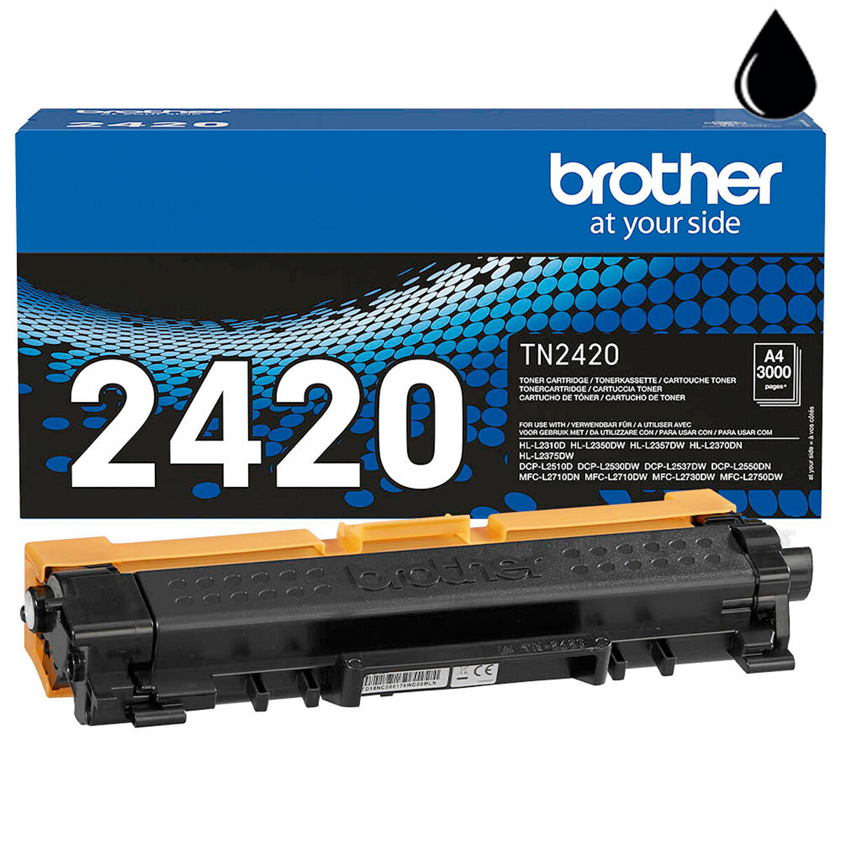 Brother TN-2420 Laser cartridge 3000pagina's toners & lasercartridge