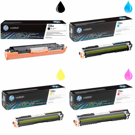 126A  CE310A, CE311A, CE312A, CE313A  HP Toner Rainbowkit (CMYK)