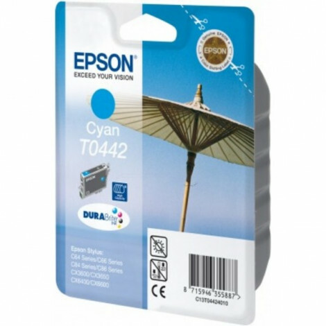 Epson - C13T04424010 - T0442 - Inktcartridge cyaan