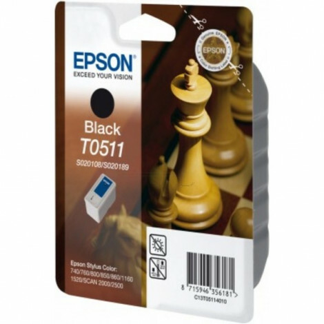Epson - C13T05114010 - T0511 - Inktcartridge zwart