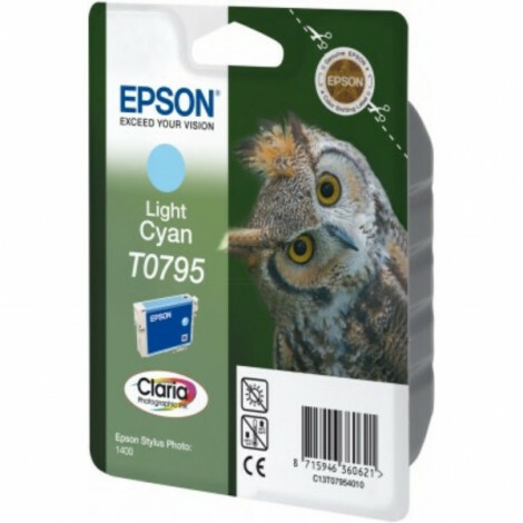 Epson - C13T07954010 - T0795 - Inktcartridge licht cyaan