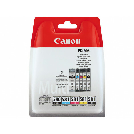 Canon 2078C005 PGI-580/CLI-581 Inkt  MultiPack 5Kleuren ✔️
