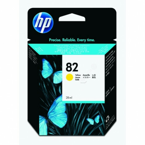 HP - CH568A - 82 - Inktcartridge geel