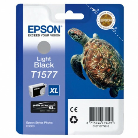 Epson - C13T15774010 - T1577 - Inktcartridge licht zwart