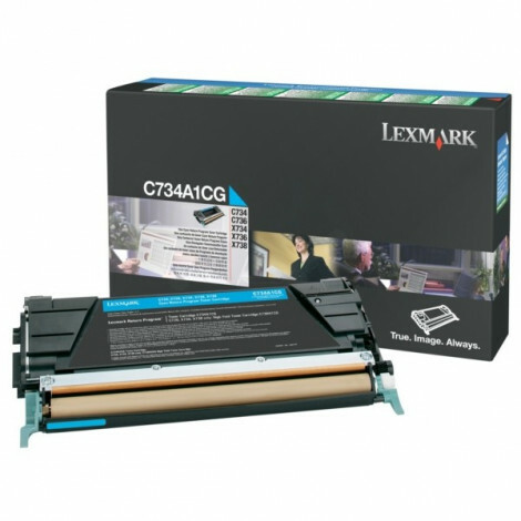 Lexmark - C734A1CG - Toner cyaan