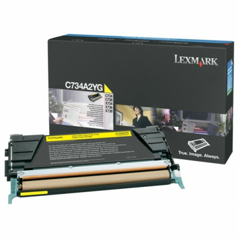 Lexmark - C734A1YG - Toner geel
