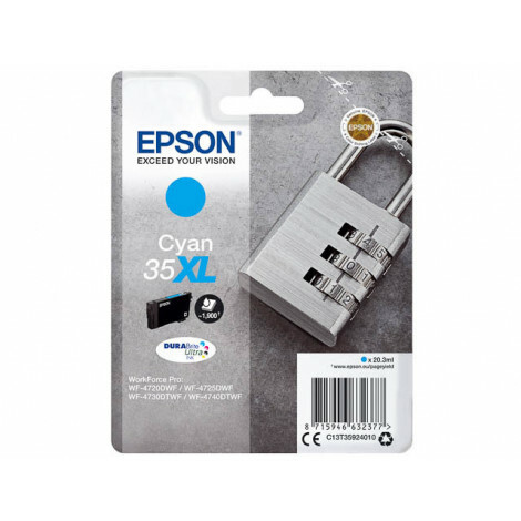 Epson - C13T35924010 - 35XL - Inktcartridge cyaan