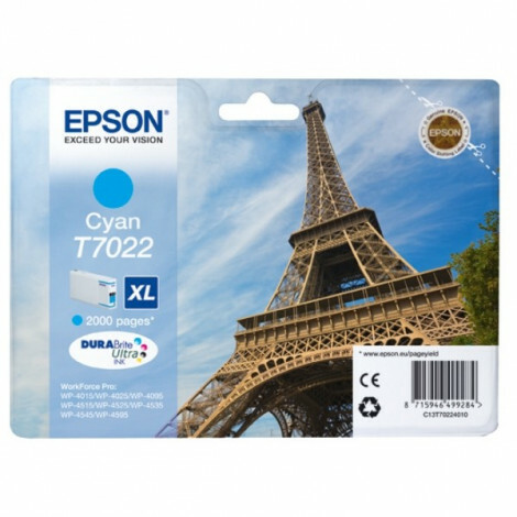 Epson - C13T70224010 - T7022 - Inktcartridge cyaan