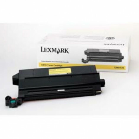 Lexmark - 12N0770 - Toner geel