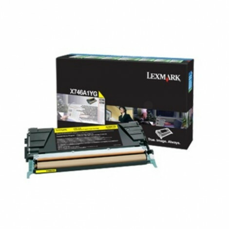 Lexmark - X746A1YG - Toner geel