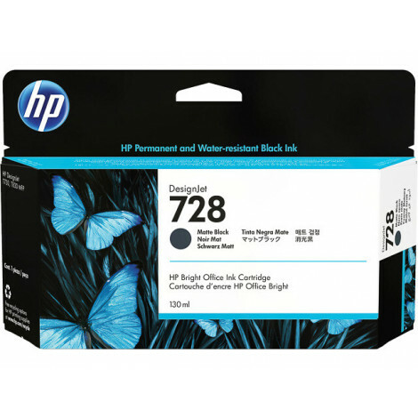 'HP - 3WX25A - 728 - Inktcartridge zwart Mat'