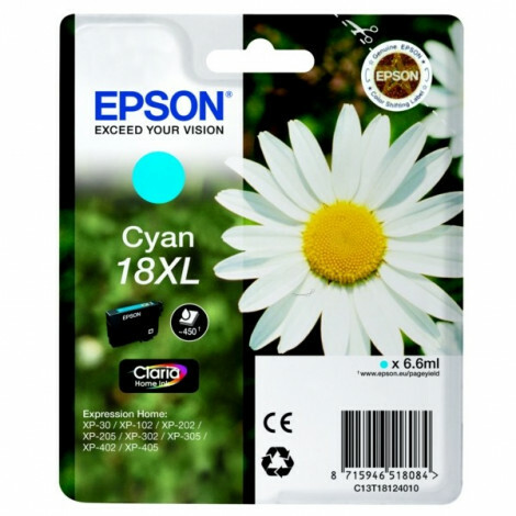 Epson - C13T18124010 / C13T18124012 - 18XL - Inktcartridge cyaan
