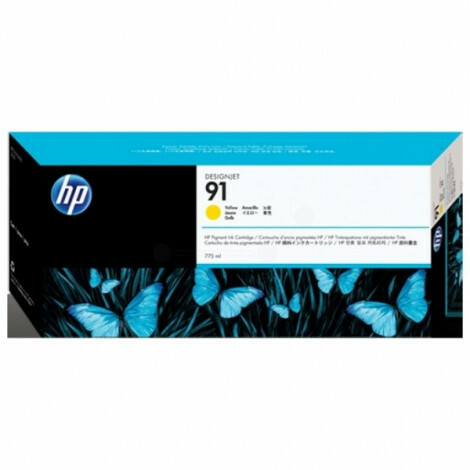 HP - C9469A - 91 - Inktcartridge geel