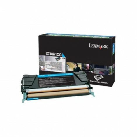 Lexmark - X748H1CG - Toner cyaan