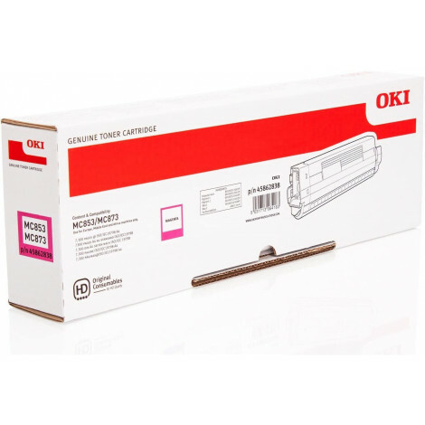 "MC853 MC873 OKI Toner Magenta 45862838"