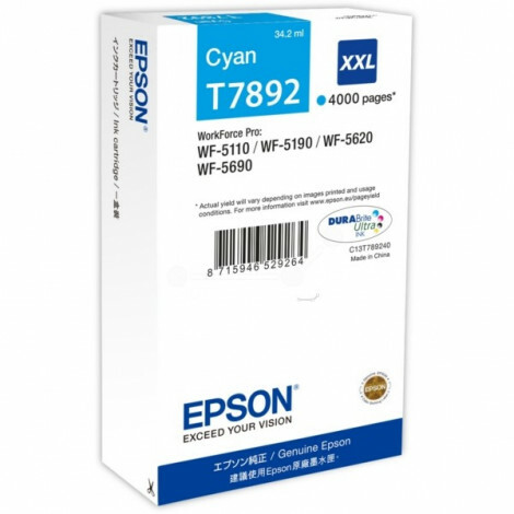 Epson - C13T789240 - T7892 - Inktcartridge cyaan