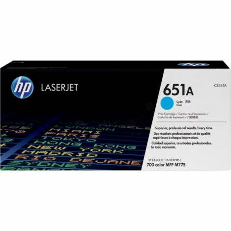 HP - CE341A - 651A - Toner cyaan