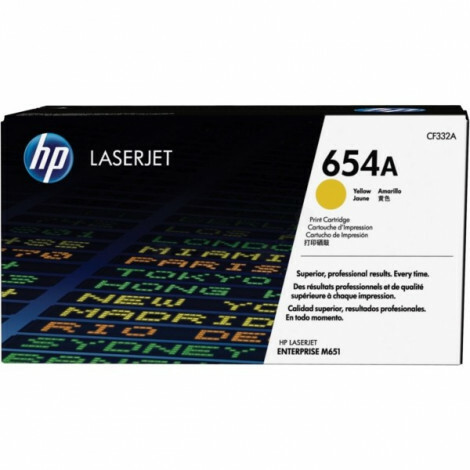 HP - CF332A - 654A - Toner geel