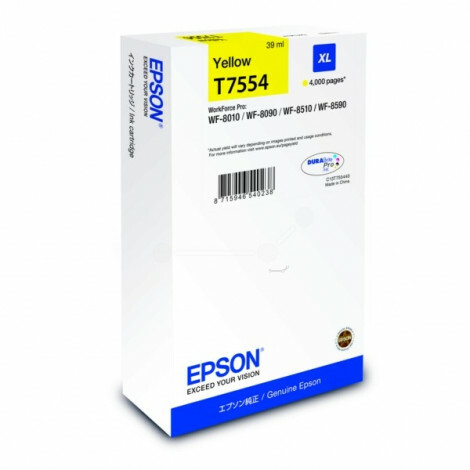 Epson - C13T755440 - T7554 - Inktcartridge geel
