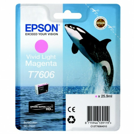 Epson - C13T76064010 - T7606 - Inktcartridge licht magenta