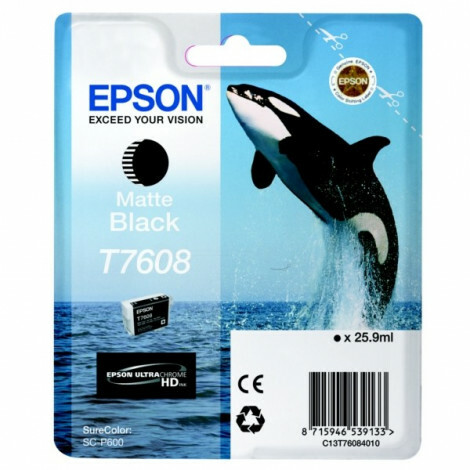 Epson - C13T76084010 - T7608 - Inktcartridge zwart mat
