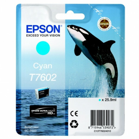 Epson - C13T76024010 - T7602 - Inktcartridge cyaan