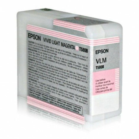 Epson - C13T580B00 - T580B -  Inktcartridge licht magenta