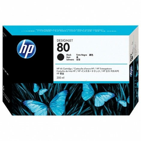 HP - C4871A - 80 - Inktcartridge zwart
