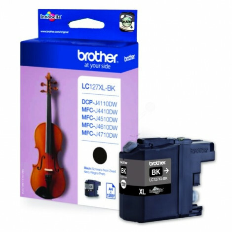 Brother - LC-127XLBK - High Capacity - Inktcartridge zwart