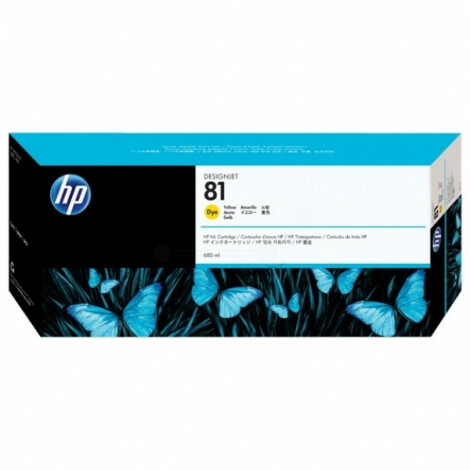 HP - C4933A - 81 - Inktcartridge geel