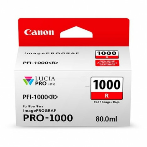 Canon - 0554C001 - PFI-1000R - Inktcartridge rood