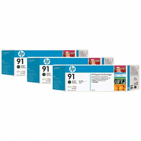 HP - C9480A - 91 - Inktcartridge zwart mat