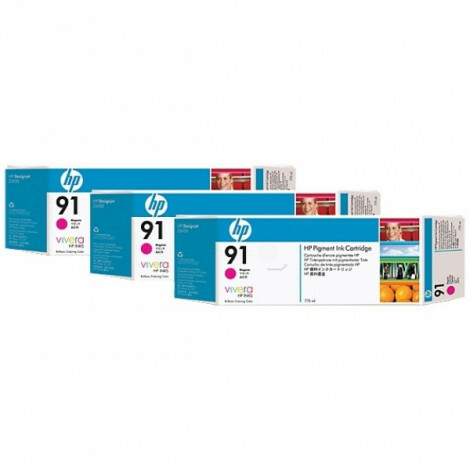 HP - C9484A - 91 - Inktcartridge magenta