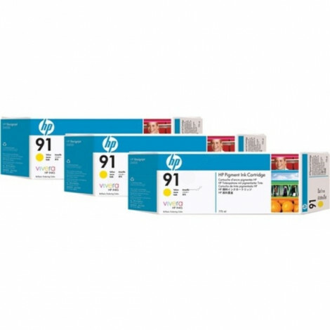 HP - C9485A - 91 - Inktcartridge geel