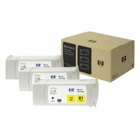 HP - C5069A - 81 - Inktcartridge geel