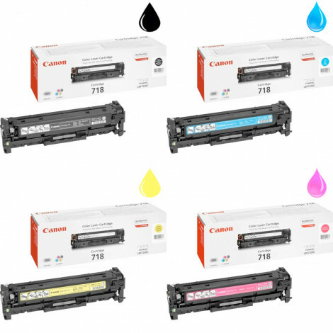 Canon 718 CMYK 2660B002, 2661B002, 2659B002, 2662B002 Rainbowkit