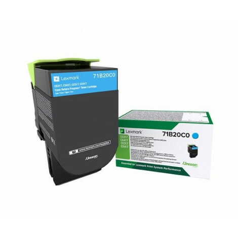 Lexmark - 71B20C0 - Toner cyaan