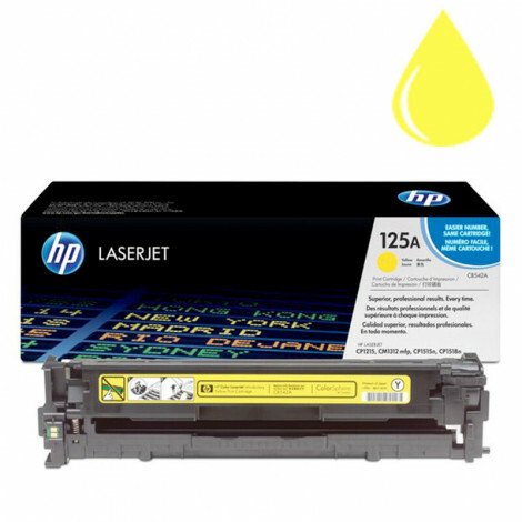 125A - CB542A - HP - Toner Geel