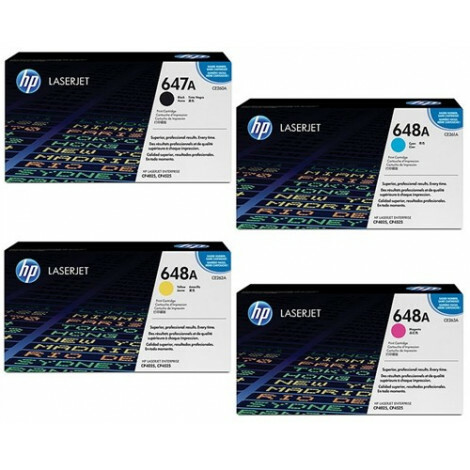HP 647A, 648A Rainbowkit (CMYK) CE260A, CE261A, CE262A, CE263A