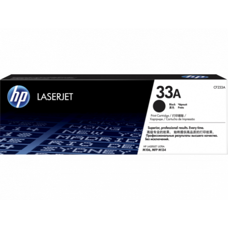 HP - CF233A - 33A - Toner zwart