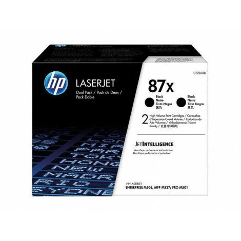 "87X CF287XD HP Toner Cartridge Zwart 2-Pack"