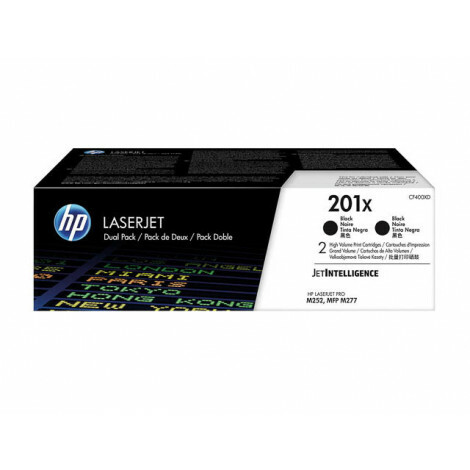 "201X CF400XD HP Toner Zwart DualPack"