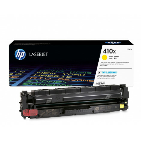 HP 410X CF412X originele high-capacity gele LaserJet tonercartridge CF412X