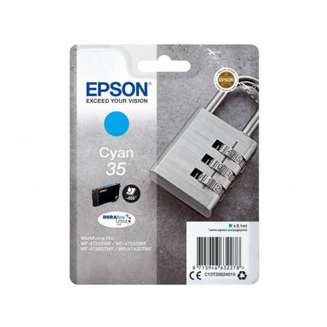 Epson - C13T35824010 - 35 - Inktcartridge cyaan