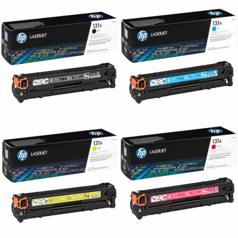 HP 131A/X Rainbowkit (CMYK) CF210X, CF211A, CF212A, CF213A