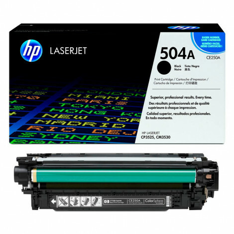 "HP 504A CE250A originele zwarte LaserJet tonercartridge CE250A"